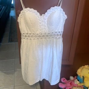 Lilly Pulitzer White dress- Worn once